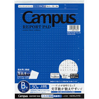 コクヨ  レポート箋ドット入Ｂ５Ｂ罫高級厚口５０枚 レー５７ＢＴ 1セット（500枚：50枚×10冊）（直送品）