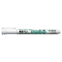 コクヨ（KOKUYO） 修正ペン（白色度70%再生紙用） キャップ加圧式 水性・油性共用 TW-E61N 1セット（8本入）（直送品）