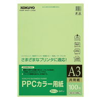 コクヨ PPCカラー用紙（共用紙） A3 100枚 64g KB-KC138NG 1セット（200枚：100枚入×2袋）