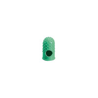 コクヨ（KOKUYO） 穴あき指サック 抗菌仕様 小々 グリーン メク-6 1セット（20個入）（直送品）