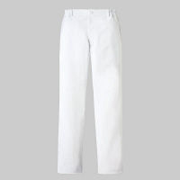 KAZEN レディスパンツ 医療白衣 ホワイト M 844-40（直送品）