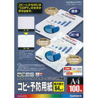 コクヨ（KOKUYO） プライスタグ LBP&IJP用コピー予防用紙 A4 100枚 KPC-CP10N 1セット（200枚:100枚入×2袋）（直送品）