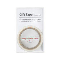 マルアイ ギフトテープ congratulations 白 GF-MT1 1セット（3袋）（直送品）