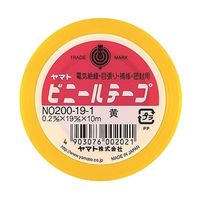 ヤマト ビニールテープ 黄 NO200-19-1 1巻 64-8925-68（直送品）