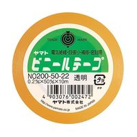 ヤマト ビニールテープ 透明 NO200-50-22 1巻 64-8925-84（直送品）