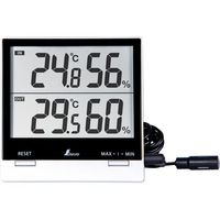 シンワ測定 デジタル温湿度計 Smart C 最高最低 室内・室外 防水外部センサー 73120 1個 65-9540-92（直送品）