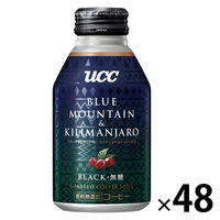 【缶コーヒー】UCC BLACK ブルーマウンテン&キリマンジァロ 275g 1セット（48缶）