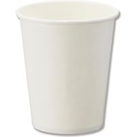 シモジマ ペーパーカップ　８　ホワイト　アイス・ホット兼用 004535991 1セット（1000個：50個×20袋）