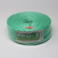 三友産業 PPロープ 緑 5mm×100m HR-196 1個（直送品）