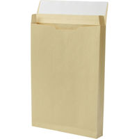 角１　クラフト保存袋　テープ付　マチ幅３５ｍｍ ＢＫ１１０２３Ｐ １箱（100枚） イムラ封筒（直送品）