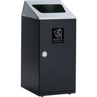 テラモト ニートＳＬＦ 屋内用ゴミ箱 ステンレス もえるゴミ用 47.5L 1台