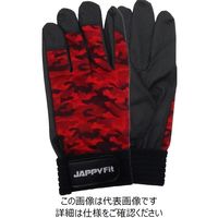 因幡電機産業 作業用手袋 赤迷彩 JPF178MRM 1セット(4双)（直送品）