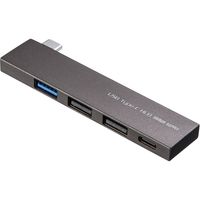 サンワサプライ USB Type-C コンボ スリムハブ USB-3TCH21S 1個（直送品）