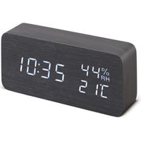 アイリスオーヤマ デジタル置時計 ICW-01WH-B 1台（直送品）