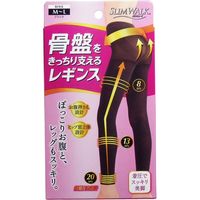 SLIMWALK（スリムウォーク） 骨盤をきっちり支えるレギンス ブラック ピップ