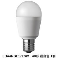 パナソニック LED電球広配光タイプE17口金40W相当昼白色 LDA4NGE17ESW 1個