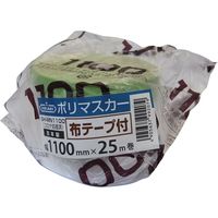 New Hikari (ニューヒカリ) 布テープ付ポリマスカー 1100×25m 袋入 清水 10巻（直送品）