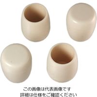 ハイロジック パイプ脚キャップ18ミリ白丸 00057114-001 1セット（40個）（直送品）