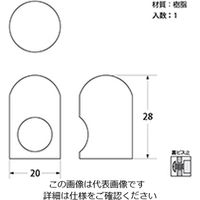 ハイロジック ポッキーツマミ20ミリクロームT-407 00030407-001 1セット（5個）（直送品）