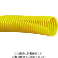 パンドウイット コルゲートチューブ ポリエチレン スリット付き黄 内径32.5mm 15.24m CLT125F-L4 147-7384（直送品）