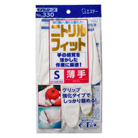 モデルローブ No.330 ニトリルフィット ニトリル手袋 薄手 エステー 炊事・掃除用