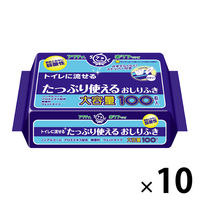 日本製紙クレシア　アクティ　トイレに流せるたっぷり使えるおしりふき