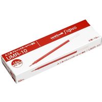三菱鉛筆 ボールペン替芯 シグノ 1.0 UMR-10 赤 10本 UMR10.15 1箱（直送品）