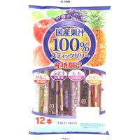 農水フーヅ 国産果汁１００％スティックゼリー 4975802005040 16GX12コ×12個（直送品）