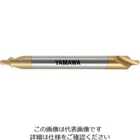 ヤマワ ロングシャンクコーティング強ねじれ溝A形90° センタ穴ドリル CEーQL V L150 2X90°X6 CE-QL-V-L-150-2X6（直送品）