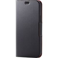 iPhone12/12Pro ケースカバー 手帳 レザー 薄型 カード PM-A20BPLFU エレコム