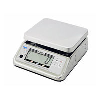 防水型デジタル上皿はかり　UDS-600-WPK　15kg　検定品 UDS-600-WPK-15-2 1台 大和製衡（直送品）