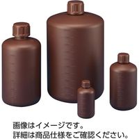 ポリ細口遮光瓶(中栓付) S-500NACS(75本入) 33400112 1組(75本) ニッコー・ハンセン（直送品）