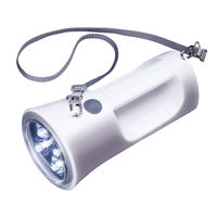 東芝 LEDサーチライト（懐中電灯） KFL-1800（W）アスクルハイパワーアルカリ乾電池セット  オリジナル