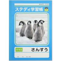 ステディ学習帳 さんすう 17マス 40枚×120冊 25-681 1ケース 協和紙工（直送品）