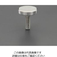 エスコ M10x30mm/φ36mm ローレットノブ(雄ねじ/ステンレス製) EA948BB-50A 1セット(4個)（直送品）