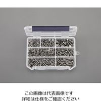 エスコ（esco） ピアスビスセット（皿頭/ステンレス） 1セット EA949AM-12（直送品）