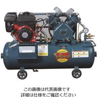 エスコ 3.4 kw エアーコンプレッサー(エンジン付・タンク 99L) EA116FF-5A 1台（直送品）