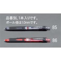 エスコ 1.0mm ボールペン・加圧式(極太・赤) EA765MG-86 1セット(30本)（直送品）