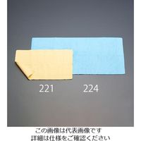 エスコ 430x325mm 合成セーム革クロス(イエロー) EA929DB-221 1セット(10個)（直送品）