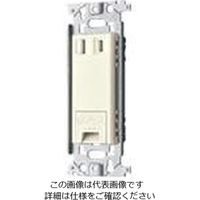 エスコ 125V/15A 埋込コンセント(1口/アース付) EA940CE-121A 1セット(10個)（直送品）