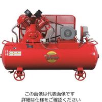 エスコ AC200V/3.7kw/60Hz 高圧エアーコンプレッサー EA116GC-60A 1台（直送品）