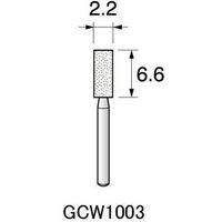 アルゴファイルジャパン WA/1.6軸砥石(軸付砥石ミニ ホワイトアランダム) GCW1003 12個 1セット(60個:12個×5パック)（直送品）
