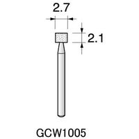アルゴファイルジャパン WA/1.6軸砥石(軸付砥石ミニ ホワイトアランダム) GCW1005 12個 1セット(60個:12個×5パック)（直送品）