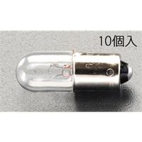 エスコ 12V/0.11A/9Sピン 小パネル球(10個) EA758ZA-42 1セット(50個:10個×5袋)（直送品）