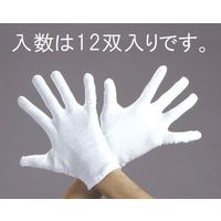 エスコ [L/230mm] 手袋(綿/12双) EA354AM-28 1セット(120双:12双×10ダース)（直送品）