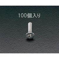 エスコ M4x10mm 皿頭小ねじ(ステンレス製/100本) EA949SK-41 1セット(1500本:100本×15袋)（直送品）