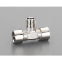 エスコ R 1/4”xG 1/4” T型コネクター(真鍮製) EA141CC-22 1セット(10個)（直送品）