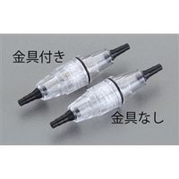 エスコ 250V/7A[5.2x20mm] ヒューズホルダー(金具付) EA940DL-51 1セット(10個)（直送品）