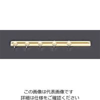 エスコ 430mm/5個フック フックハンガー(スライド式) EA638LL-12 1セット(10本)（直送品）