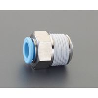 エスコ R 1/2”x10.0mm ハーフユニオン(ステンレス製) EA140HR-104 1セット(3個)（直送品）